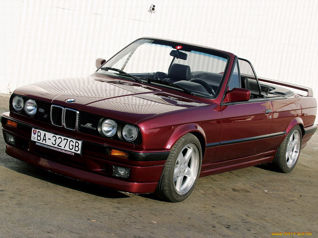 bmw, series, e30, cabrio, 